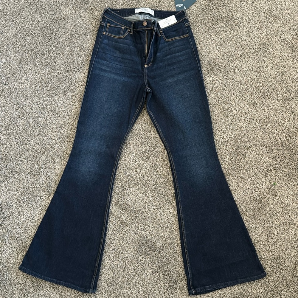 Hollister curvy high rise vintage flare jeans